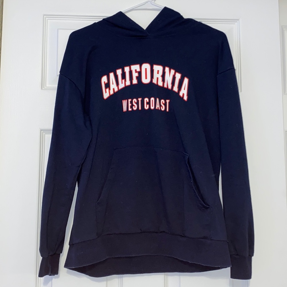 Navy blue hoodie